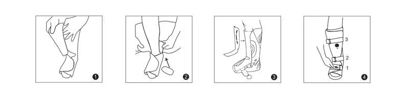 Short Fracture Walker Boot Instructions